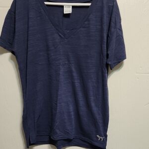 PINK Victoria's Secret Navy Short Sleeve Tee
